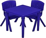 A406 Kids Table and Chair Set Study Desk Toddler Furniture Blue Red Pink view 1
