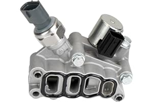 Donpida VVT Solenoid With Sensor and Gasket Compatible with Honda Pilot Accord Odyssey Replaces 15810-RKB-J01 Engine Variable Valve Timing Control