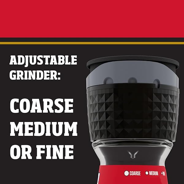 MCCORMICK PREMIUM BLACK & WHITE PEPPERCORN ADJUSTABLE GRINDER, 1.26 OZ