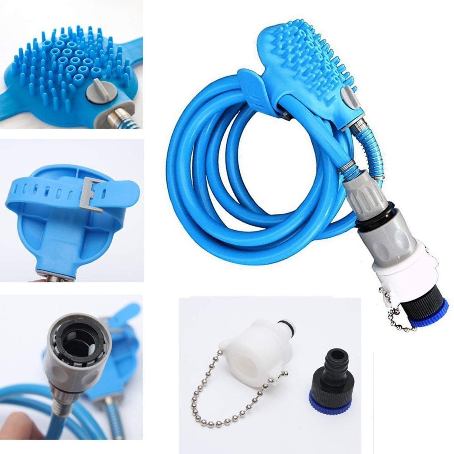 Ubei Pet Bathing Tool 2 In 1 Multi Functional Wearable Combination Sprayer And Scrubber Indoor Shower Bath Tub Outdoor Garden Hose Compatible Pet Grooming Bath For Dog And Cat Pracatum Org Br