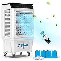 Amazon.com: ROVSUN 7.9Gal Portable Swamp Cooler, 2300CFM
