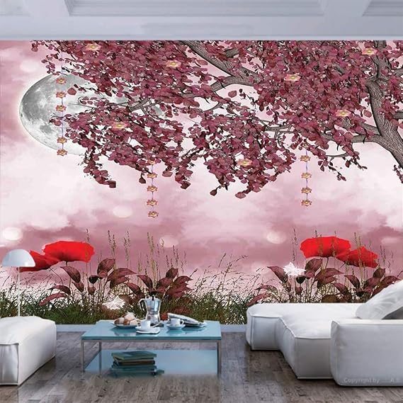 Garden Floral Fairy Wall Mural Wallpaper Amazon Garden Floral Fairy Wall Mural Wallpaper Amazon