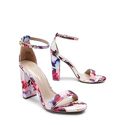 DREAM PAIRS Womens Hi-Chunk High Heel Pump Sandal