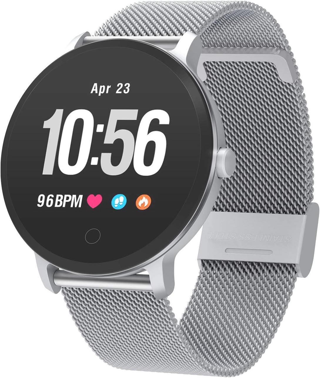 YoYoFit HR Fitness Tracker Watch, IP67 Waterproof Activity Tracker with Heart Rate Monitor, Wearable Smart Bracelet Pedometer Watch for Women Men Kids