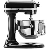 KitchenAid KP26M1XOB 6 Qt. Professional 600 Series Bowl-Lift Stand Mixer - Onyx Black
