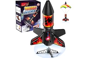 ONLYFUN Rocket Launcher, 200 Feet of Flight Altitude, Model Rocket Kits with Launch Set, Ultra-high Flying Rocket, Rocket Toy, Kids Outdoor Toys, Gift for Kids Ages 8-12 Children's Day Gift 1