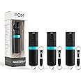 POM Pepper Spray Keychain, Quick Key Release for Instant Access, Flip Top Safety, Maximum Strength OC Formula with UV Marking Dye, 25 Bursts, 10 ft Range, 0.5 fl oz