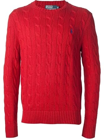 red polo sweater mens