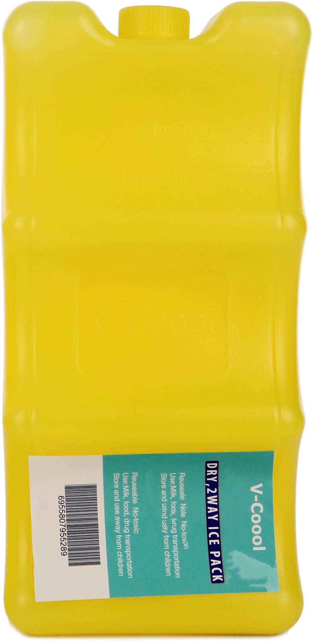 Reusable Ice Packs for Breastmilk Storage Healthy Baby Care Kit,Keep Your Food and Breast Milk Fresh,Contoured Shape Fits Around Breastmilk Bottles Perfectly,Blue (1 Pack Yellow)