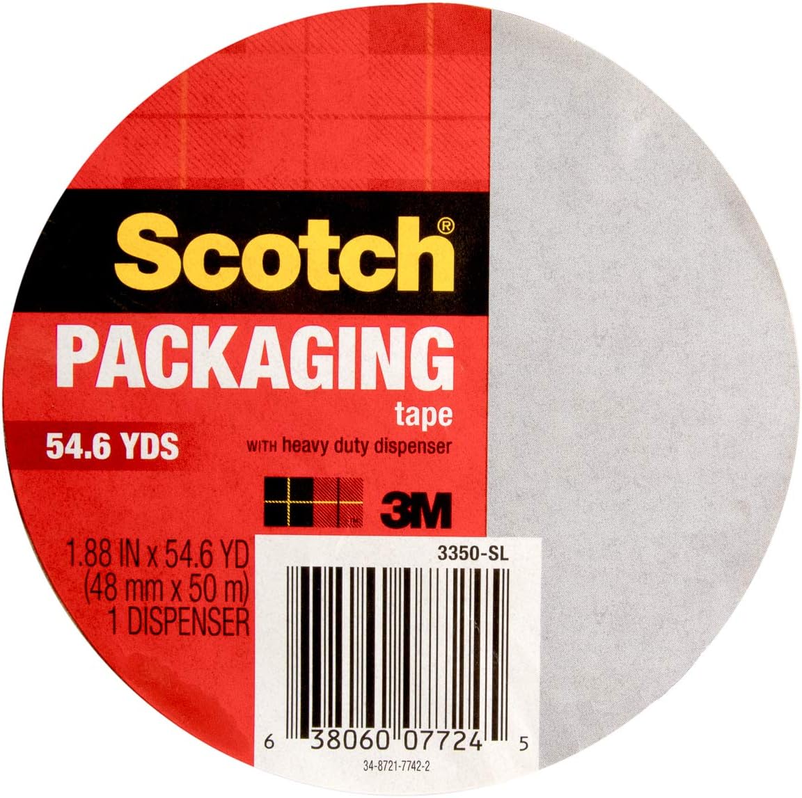 Scotch Brand (3 Pack) 2 Inch Packing Tape Dispenser Gun Packaging Tape with Dispenser Heavy Duty Shipping Tape Gun : Office Products