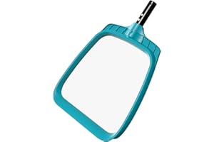 POOLWHALE Professional Pool Skimmer Net,Fine Mesh Net Bag,Heavy Duty Swimming Leaf Skimmer Cleaning Tool - Fast Cleaning,Debr