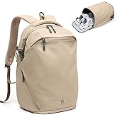 GOLF SUPAGS Basic Multipurpose Casual Backpack Laptop Compartment Water Resistant for Travel Hiking Sport Work Daypack Bag (Khaki)