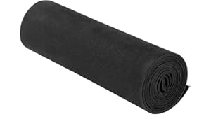 AMGSH 1/4" Thick X 17" Wide X 80" Long Sponge Neoprene Foam Without Adhesive Foam Rubber Sheet Roll for DIY Gaskets Pads Seal