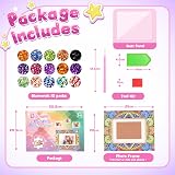 Hollivi Diamond Painting Photo Frame Kit for Kids 5D Crystal Mosaic 5x7 view 6