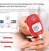 Sinocare Safe AQ Smart Blood Glucose Monitor Kit with Strips 25 view 3