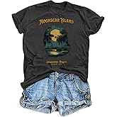 Halloween Shirt Womens Movie Vintage Graphic Tshirt Halloween Short Sleeve Tees Tops