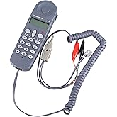 C019 Telephone Phone Line Network Cable Tester Butt Test Tester Lineman Tool Cable Set with Connectors and Joiner