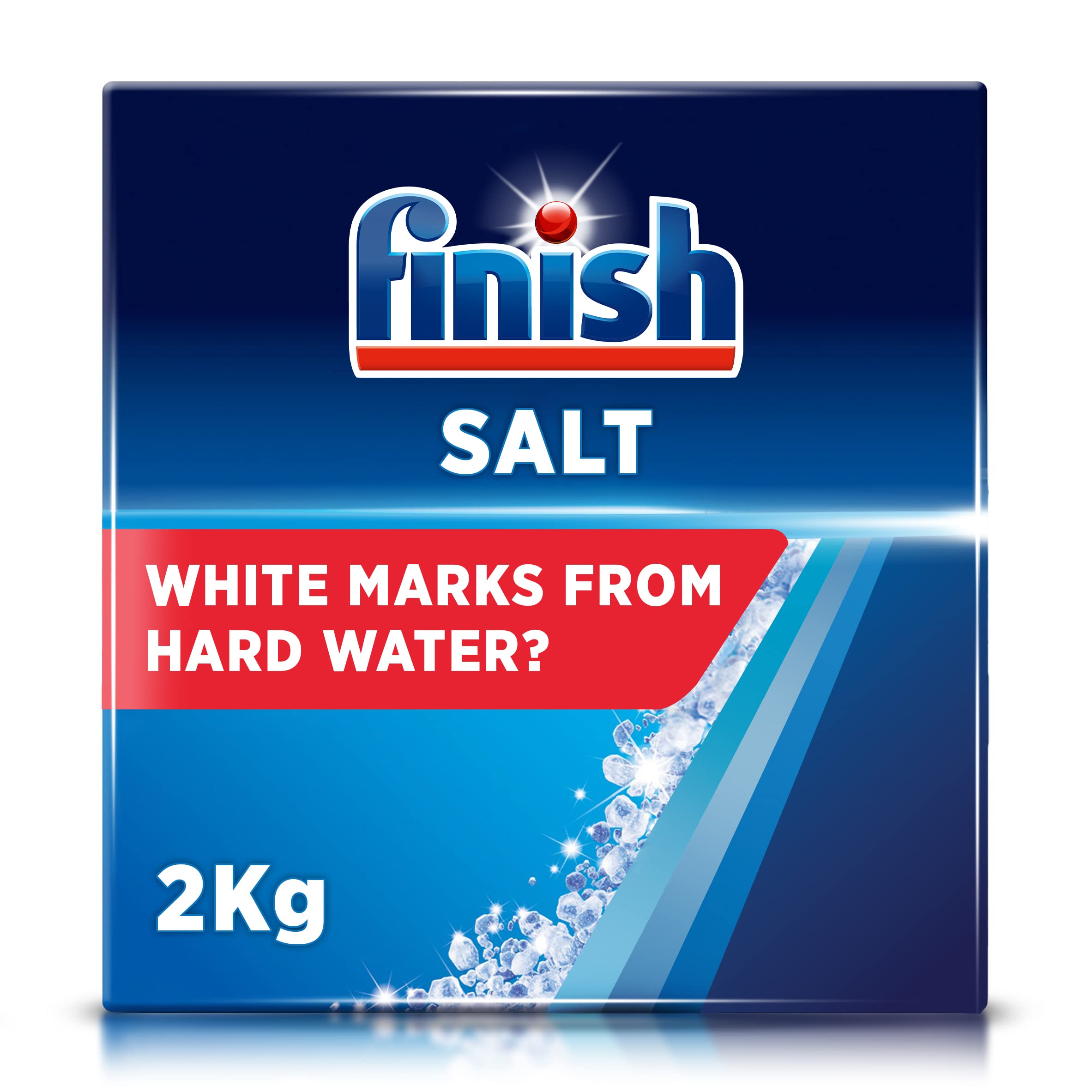 Finish 2 kg Dishwasher Salt | Water Softener for Ultimate Limescale Protection | Prevents Build-Up | 100% Better Protection from Residues