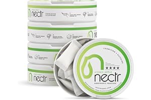 Nectr Energy Nootropic Pouches – Atomic Apple Flavored, Caffeine Pouches with Cognizin® Citicoline. Sugar-Free Brain Treats. Smooth, Sustained Focus & Energy Supplement - 1 Puck of 16pcs