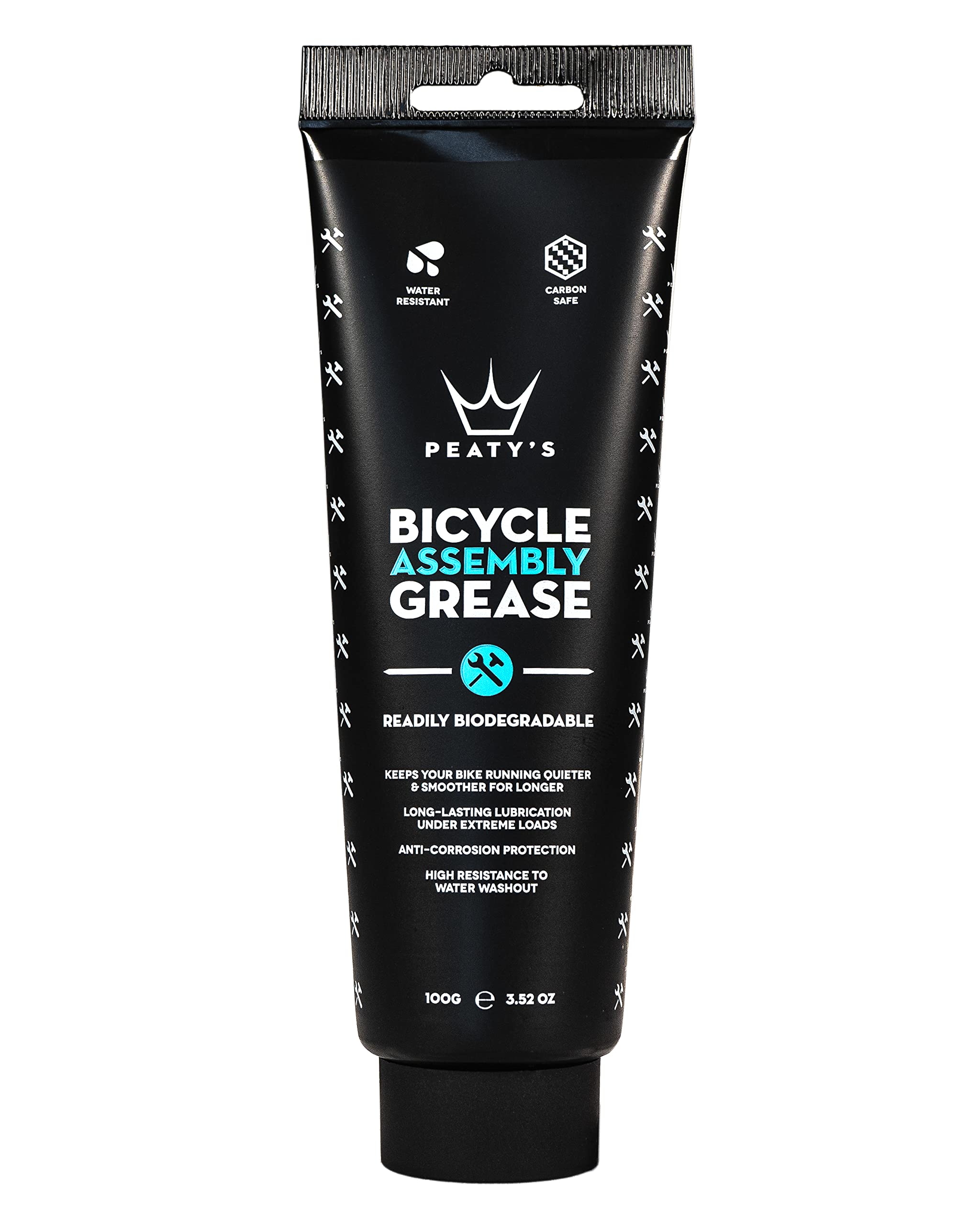 Peaty's Bike Assembly Grease - Readily Biodegradable Bicycle Grease, Long-Lasting Bike Lubricant with Anti-Corrosion Protection, For all Bicycle Builds, General Maintenance & Carbon Safe