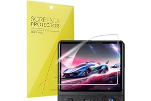 Lamshaw Compatible for R36S Handheld Game Console Screen Protector, [6 Pack] Full Coverage TPU Clear Film Compatible for R36S 3.5 inch Handheld Game Console (6 Pack)