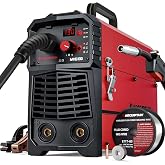 ARCCAPTAIN 130A Flux Core Welder MIG Welder 110V Gasless MIG Stick Lift TIG | Synergy Control, Beginner Friendly, 3 in 1, Gasless Wire Feed Welder, Portable for Home Repair, DIY, Include 2lb Welding Wire