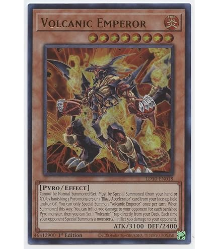 volcanic  英語版 Amazon.com: Volcanic Blaze Accelerator - LD10-EN021 - Super