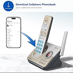AT&T DL72319 DECT 6.0 3-Handset Cordless Phone for
