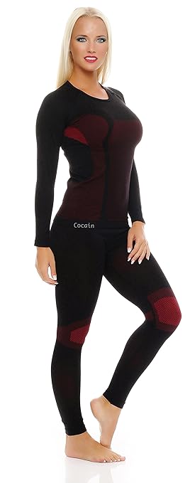 Skiunterwäsche für Damen als Hemd-Hose-Set oder 2 Hemden oder 2 Hosen auswählbar, Lang oder Kurz-Arm, funktionelle Thermowäsc