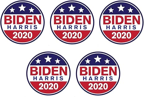 Amazon Com 5 Magnet Biden Harris 2020 Magnetic Vinyl Bumper Sticker For President General Election 2020 Star Biden 5pcs