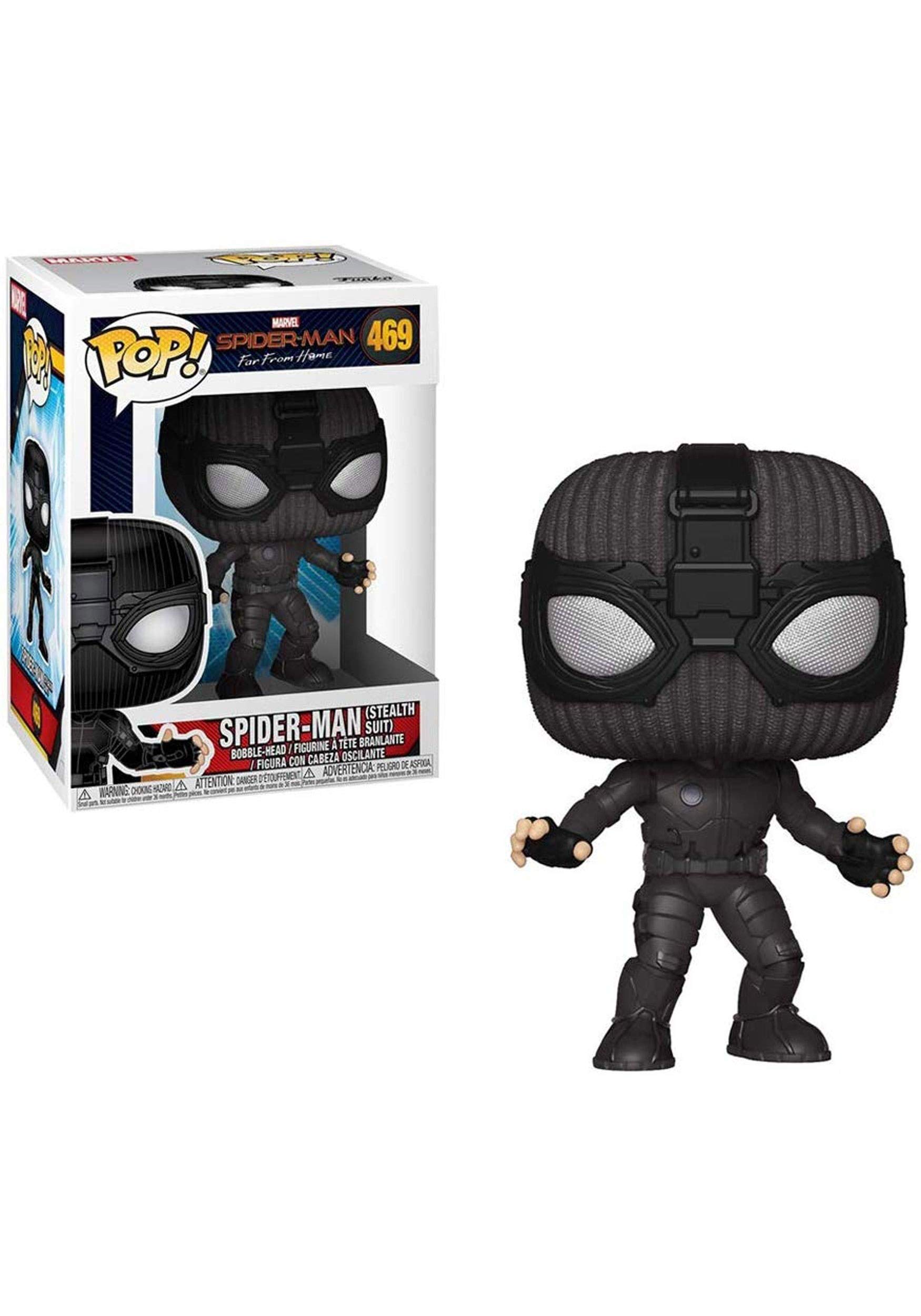 Funko 39208 POP Marvel Far from Home-Spider-Man Stealth Suit Spiderman Collectible Figure, Multicolor โ image 1