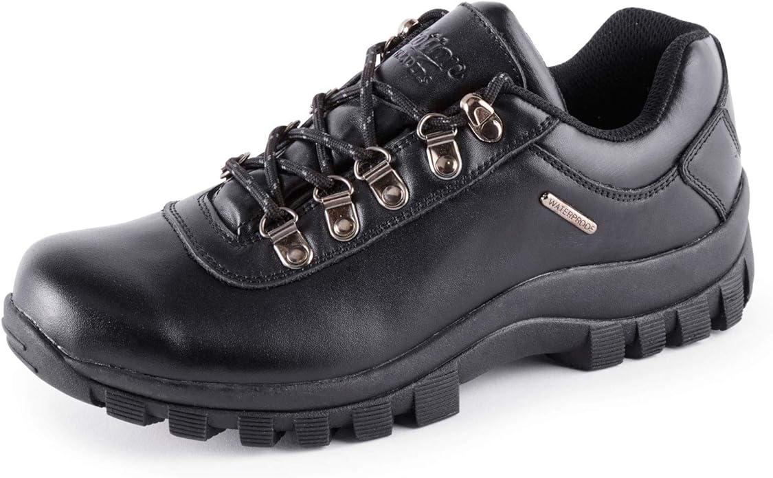 Cotton Traders Womens Mens Leather Waterproof Walking Shoes Size 6