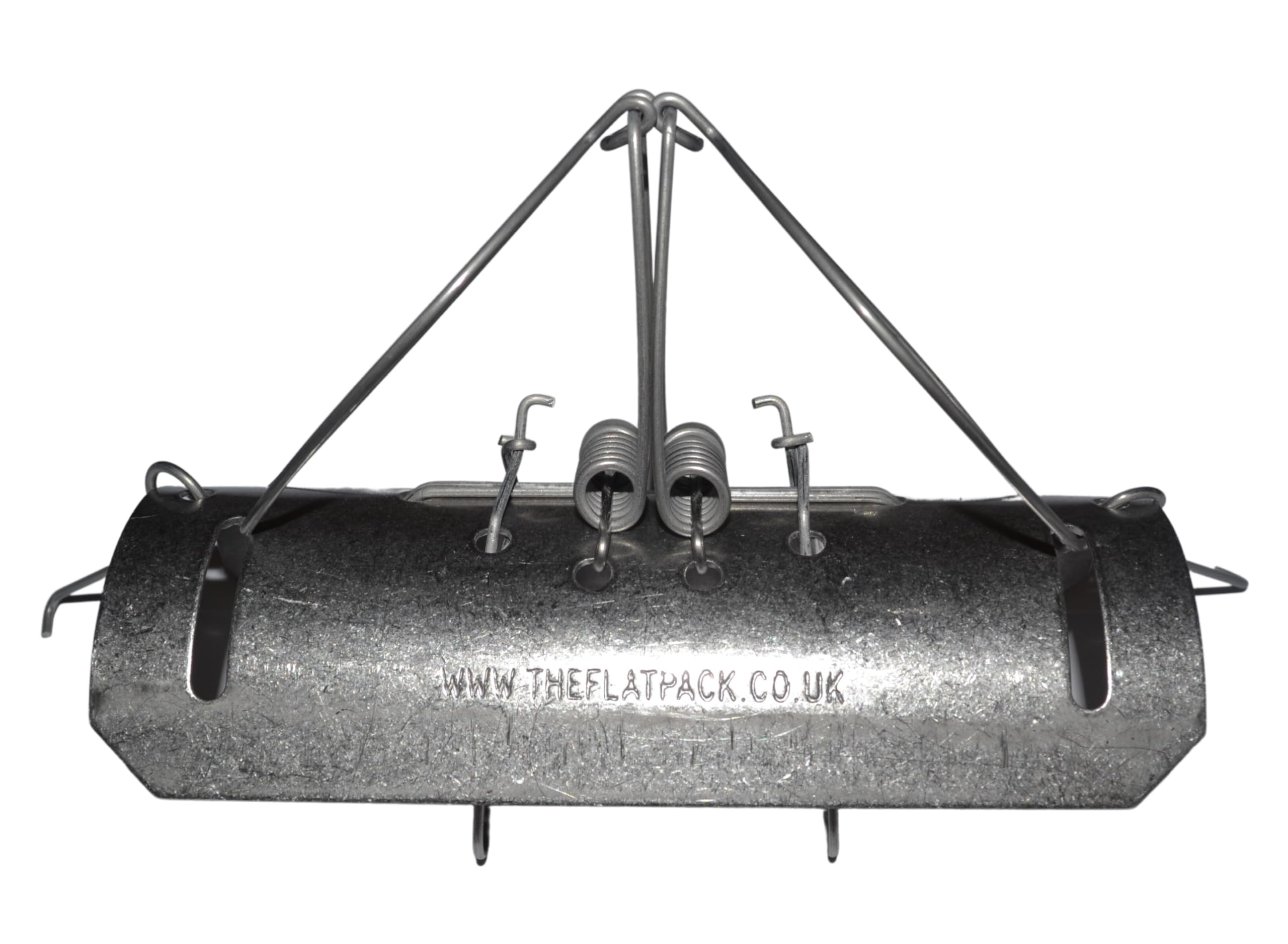 Pack of 3 Professional Stainless Steel British Barrel Tunnel Mole Duffus Traps | Effective Quick Mole Control | Pest Control | Garden Maintenance | Made in Yorkshire by The Flat Pack (Foxup) Ltd