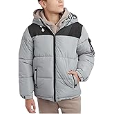 Volcom Boys Winter Coat - Sherpa Lined Winter Jacket Zip Up Hooded Puffer Quilted Kids Outerwear Jacket for Boys (4-20)