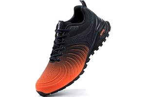 Kricely Men's Walking Shoes Breathable Lightweight Fashion Sneakers Non Slip Sport Gym Jogging Trail Running Shoes