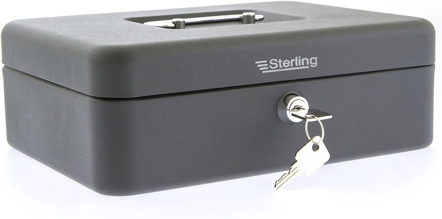 Burg Wachter CB04BK Cash Box, Black, 300 x 90 x 240mm