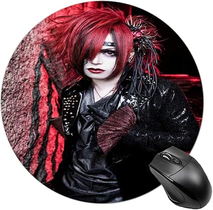 Amazon X Japan Hideマウスパッド ゲーミング オフィス最適 高級感 おしゃれ耐久性が良 付着力が強い 直径25cm マウスパッド 通販