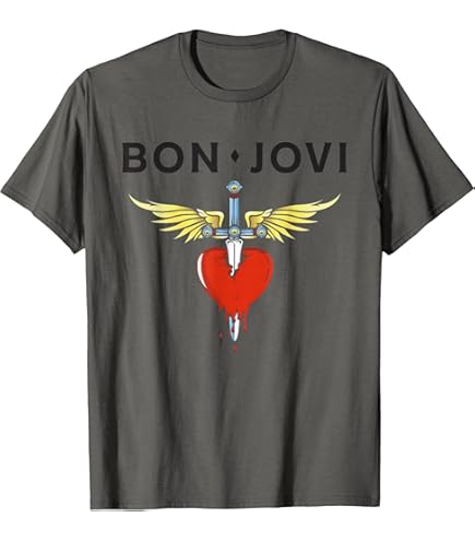 Amazon.com: Bon Jovi Keep The Faith T-Shirt : Clothing, Shoes