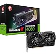 MSI GeForce RTX 4060 Gaming X 8G Graphics Card - RTX 4060 GPU, 8GB GDDR6 (17Gbps/128-bit), PCIe 4.0 - Twin FROZR 9 (2 x TORX Fan 5.0), RGB - HDMI 2.1, DisplayPort 1.4a