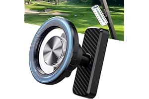 TODI Magnetic Golf Cart Phone Holder – Compatible with MagSafe iPhone 16 15 14 13 12 Pro/Max/Plus, Fits EZGO Club Car Yamaha Icon, Golf Gifts for Golfers Men, Dad, Grandpa