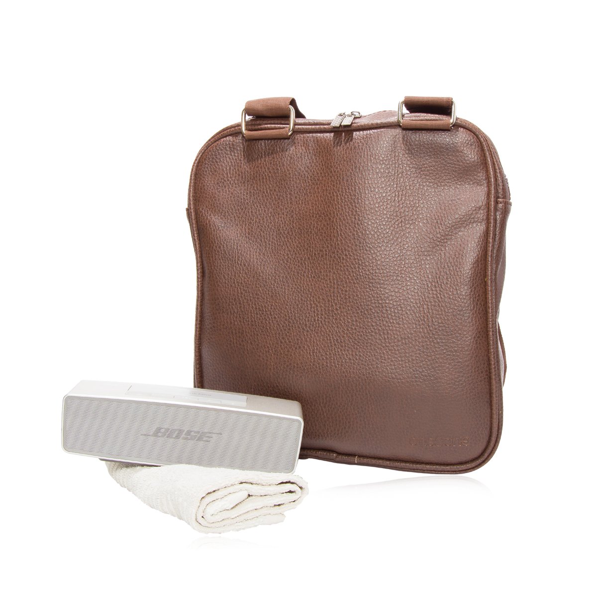 one o one pu leather bare mini satchel, 30x30x6cm (2, brown)