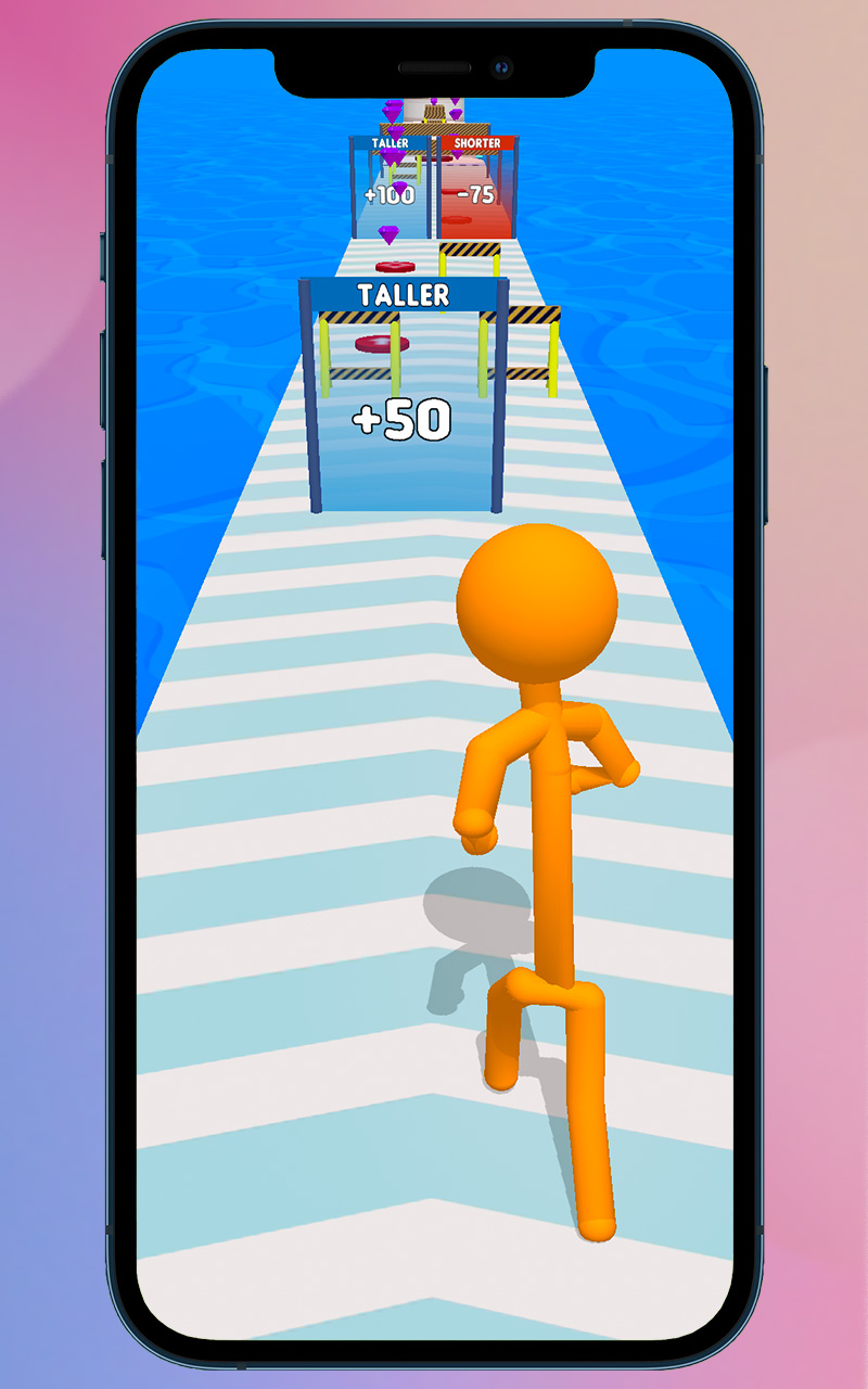 Tall StickMan Run! Run Taller & Wide Man Runner Challenge 3D Pass