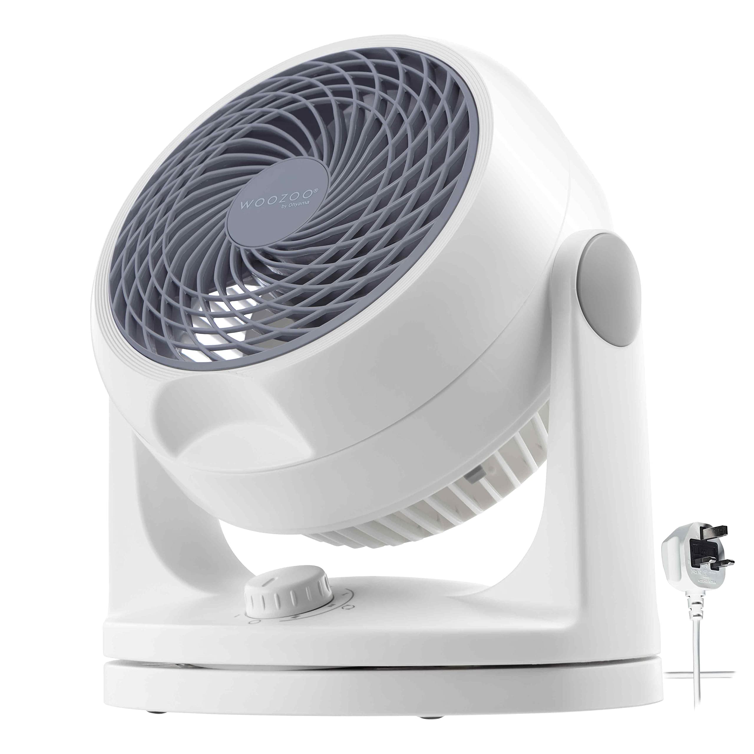 Iris Ohyama Fan, PCF-HD-18, 7.3 Inch, 6 Angle Adjustable Head, Oscillating, White
