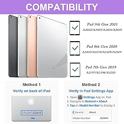iPad 9th Generation Case with Keyboard 10.2 inch, 7