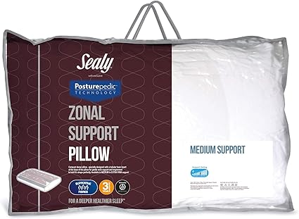 Sealy Posturepedic Zonal Support Pillow 400g Firm Support