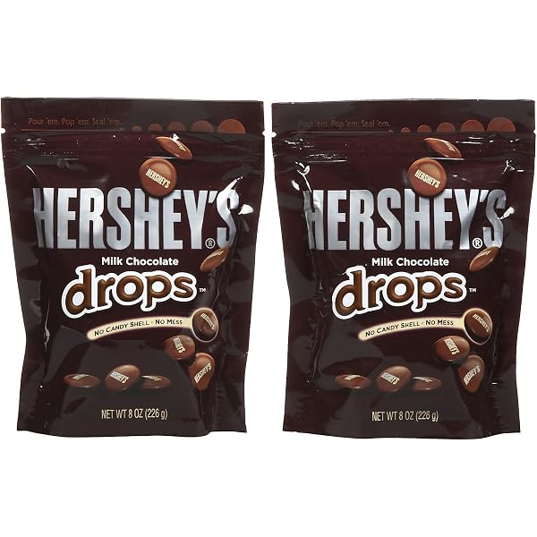 安心の定価販売 ハーシーのミルクチョコレートドロップポーチ 8オンス 2パック Hershey S Milk Chocolate Drops Pouch 8 Oz 2 Pk Www Tsujide Co Jp
