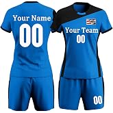 Custom Volleyball Jersey with Name Number Team for Girl Women Personalized Volleyball Shirt and Shorts for Boy Men