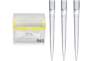 MICROLIT - Micropipette Pipette Tips, Low-Retention and Clean-Release Hydrophobic Transfer Pipettes, Universal Fit Nonpyrogen