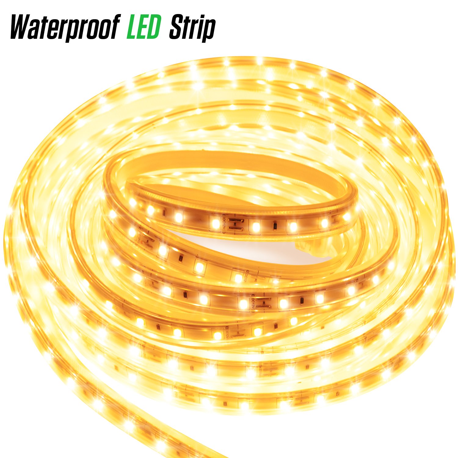 LUXJET® 12V LED Strip 300LED Waterproof LED Strip Light for Kitchen Room Wedding Party Decoration(3M)