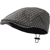 Gvatasz Newsboy Flat Cap for Men Quick Dry Ivy Cabbie Caps Irish Cap Lightweight Hooligan Driver Hats Duckbill Painter Hat